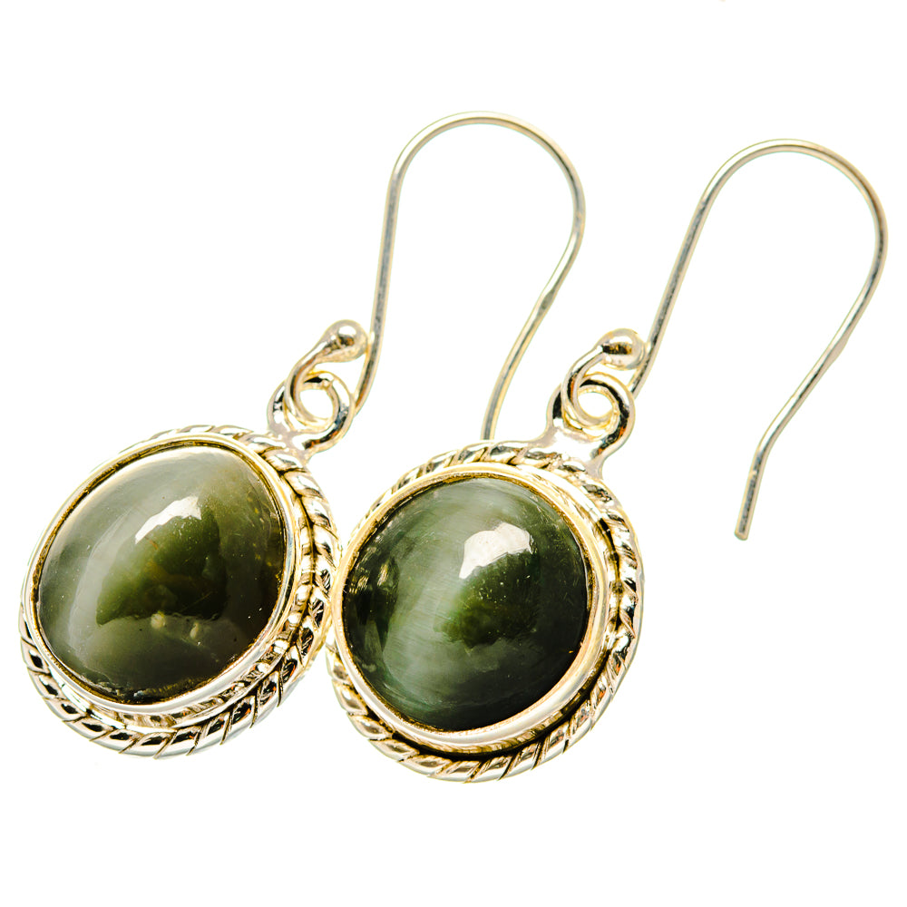 Cat's Eye Earrings handcrafted by Anasilvercos - EARR419748