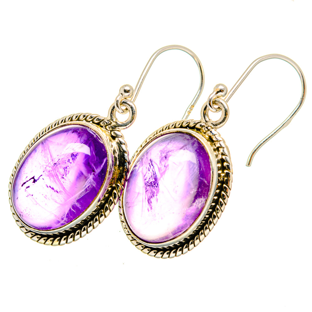 Amethyst Earrings handcrafted by Anasilvercos - EARR419778