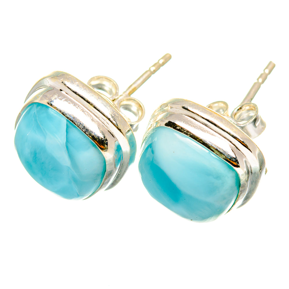 Larimar Earrings handcrafted by Anasilvercos - EARR419779