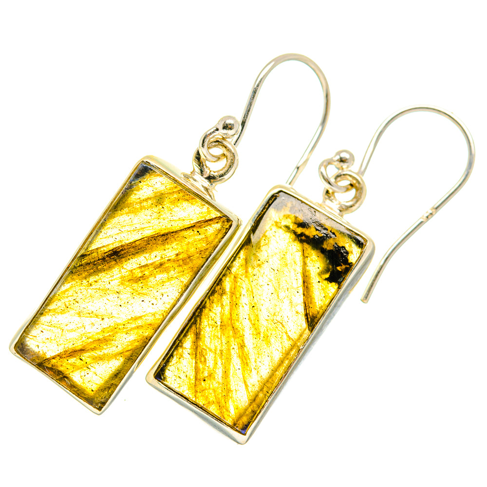 Labradorite Earrings handcrafted by Anasilvercos - EARR419794