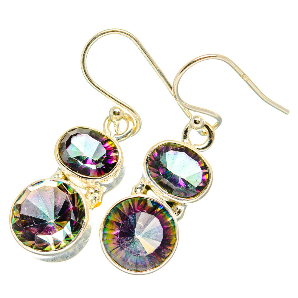Mystic Topaz Earrings handcrafted by Anasilvercos - EARR419803