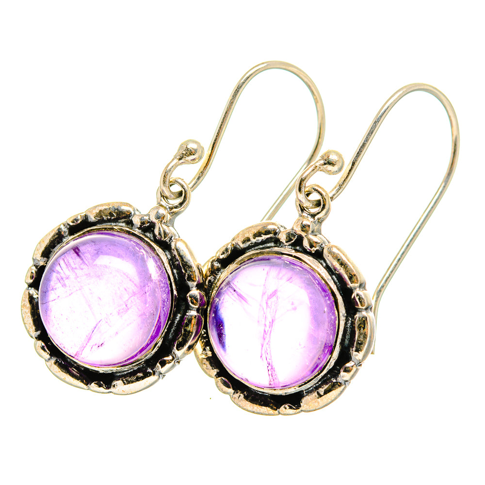 Amethyst Earrings handcrafted by Anasilvercos - EARR419808