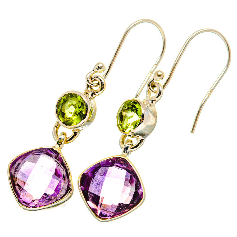 Amethyst Earrings handcrafted by Anasilvercos - EARR419815