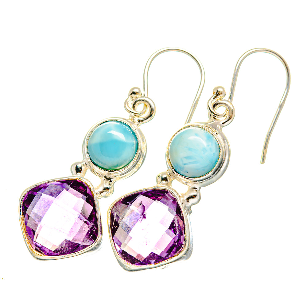 Amethyst Earrings handcrafted by Anasilvercos - EARR419817