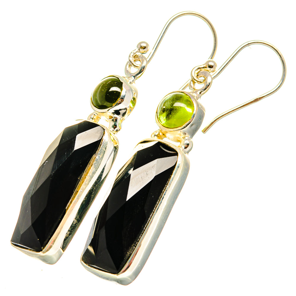 Black Onyx Earrings handcrafted by Anasilvercos - EARR419855