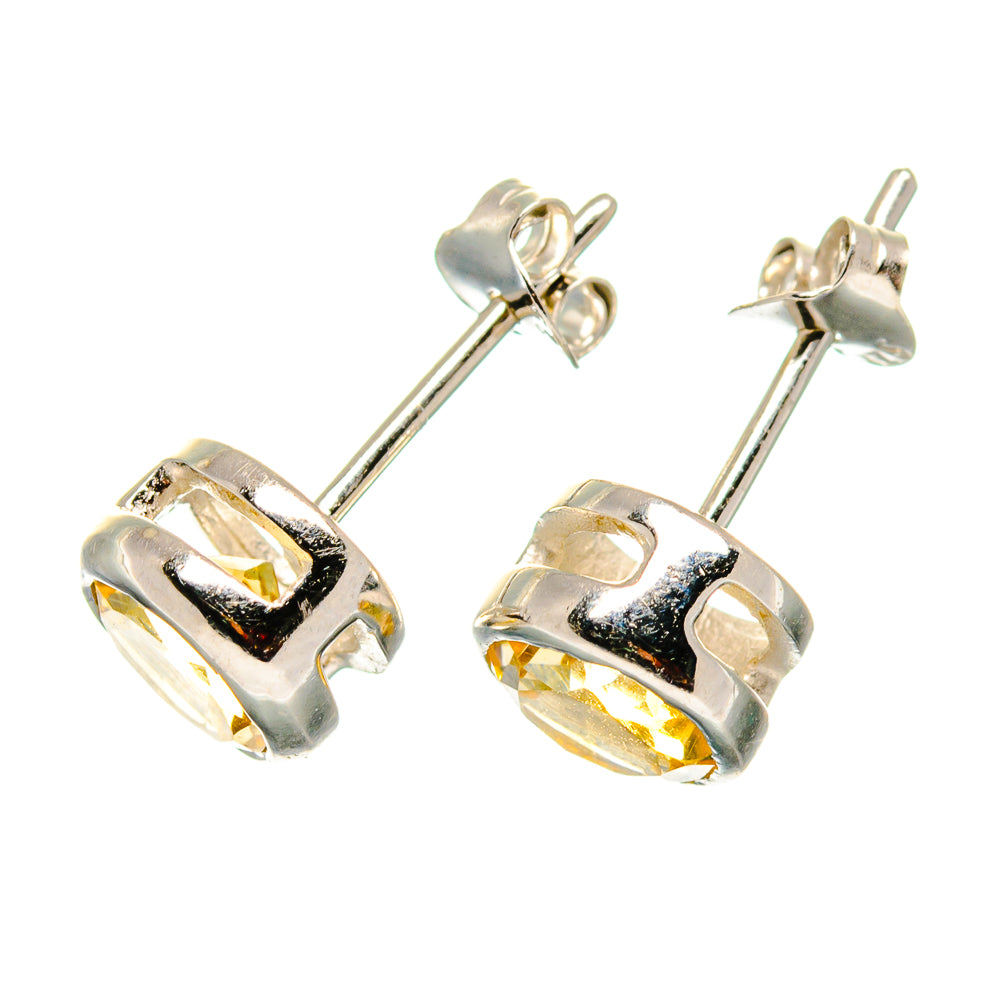 Citrine Earrings handcrafted by Anasilvercos - EARR419856