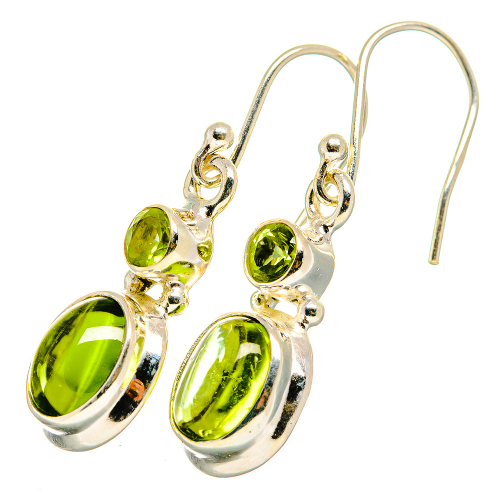 Peridot Earrings handcrafted by Anasilvercos - EARR419922