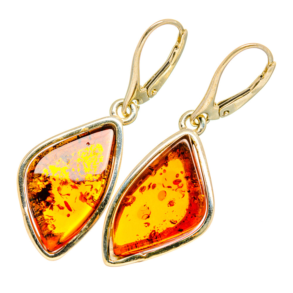 Baltic Amber Earrings handcrafted by Anasilvercos - EARR419938