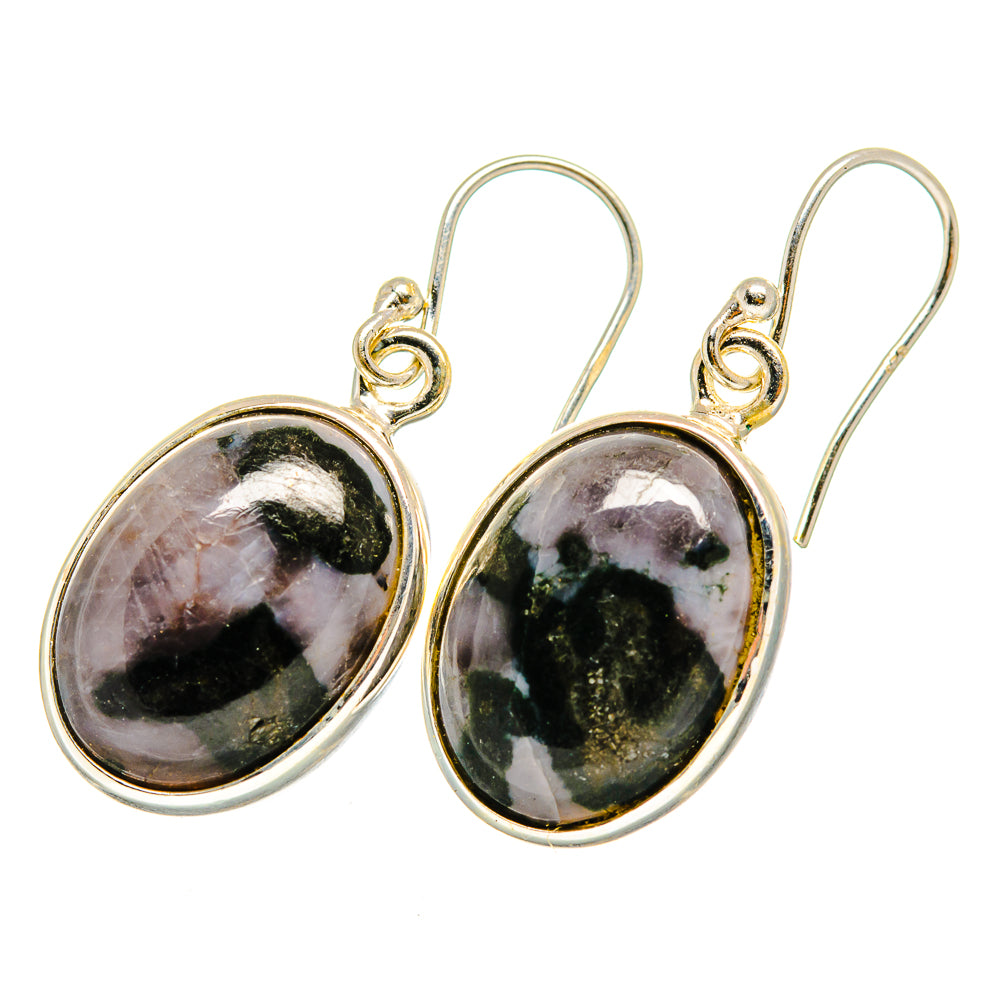 Gabbro Stone Earrings handcrafted by Anasilvercos - EARR419956