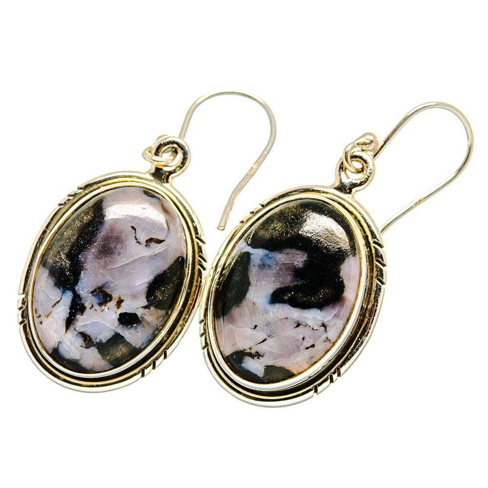 Gabbro Stone Earrings handcrafted by Anasilvercos - EARR419965