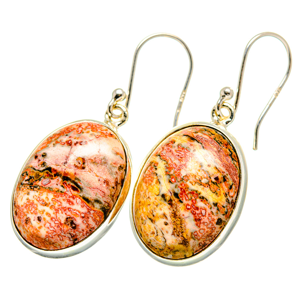 Poppy Jasper Earrings handcrafted by Anasilvercos - EARR419972