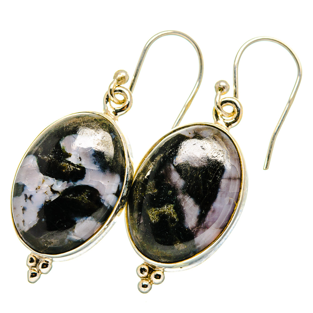 Gabbro Stone Earrings handcrafted by Anasilvercos - EARR419982