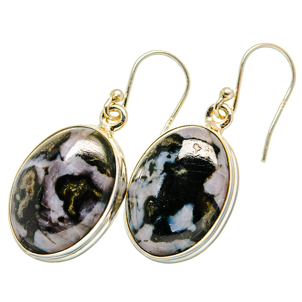 Gabbro Stone Earrings handcrafted by Anasilvercos - EARR419993