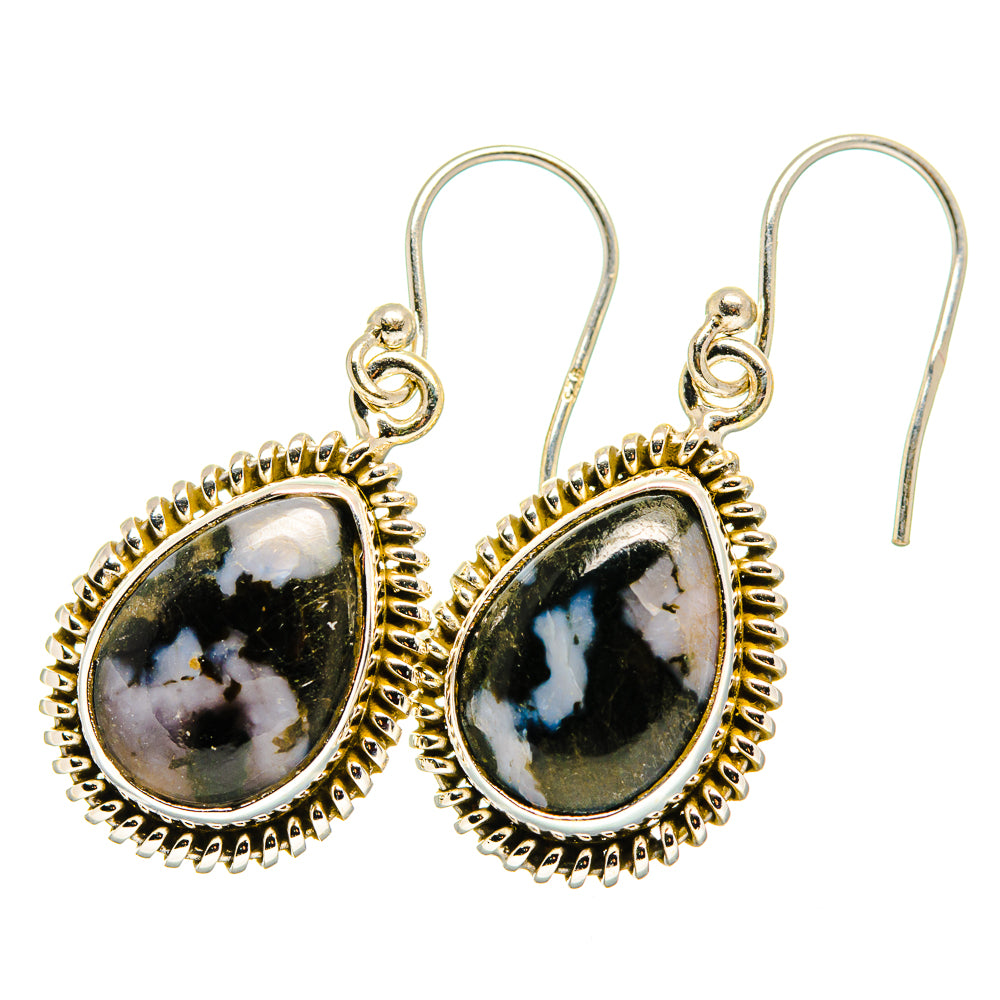 Gabbro Stone Earrings handcrafted by Anasilvercos - EARR419999 - Photo 2