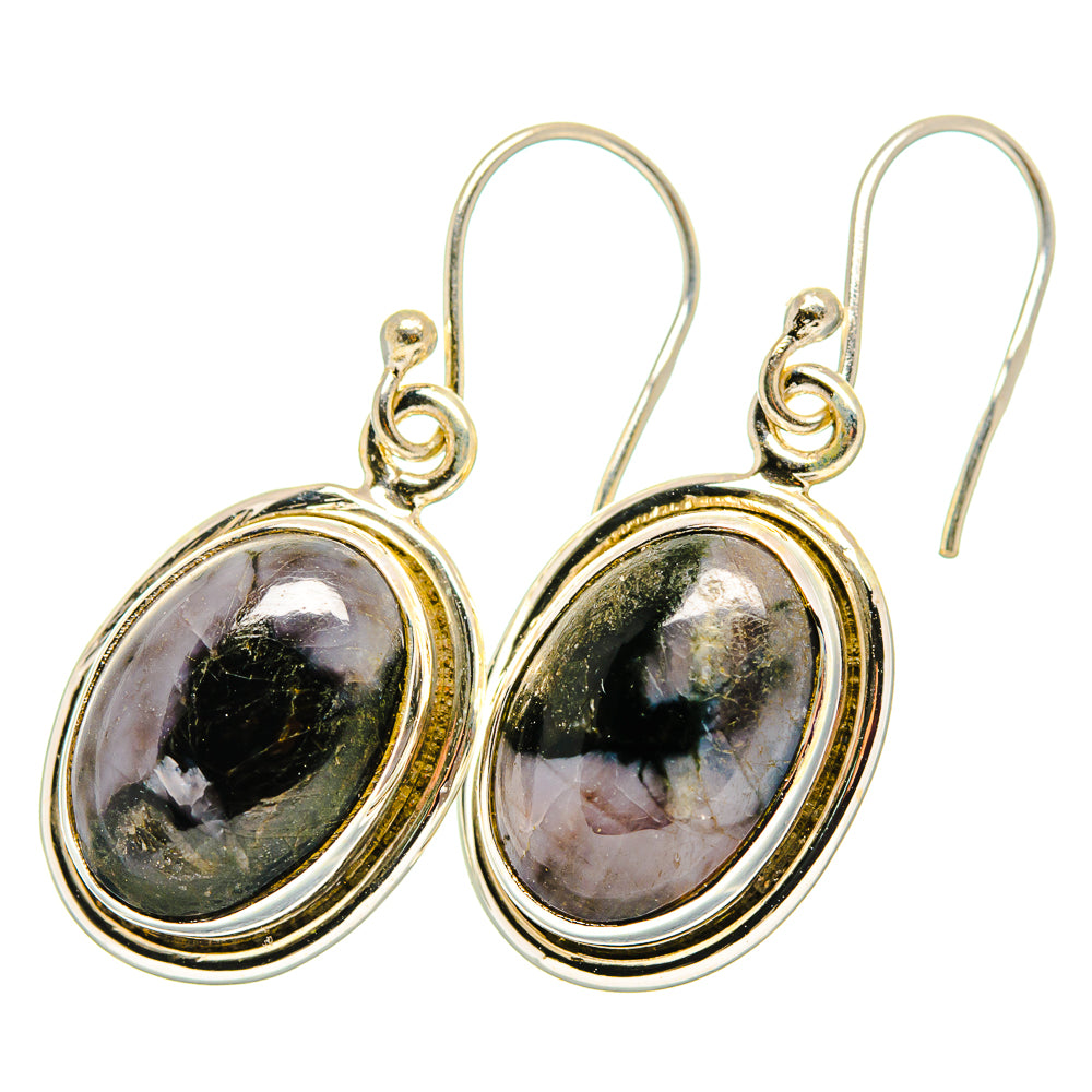 Gabbro Stone Earrings handcrafted by Anasilvercos - EARR420006