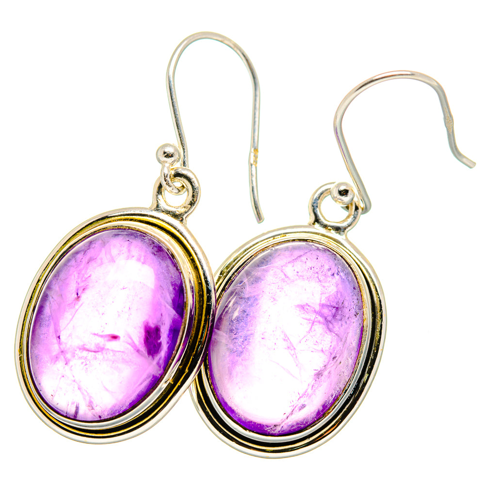 Amethyst Earrings handcrafted by Anasilvercos - EARR420040