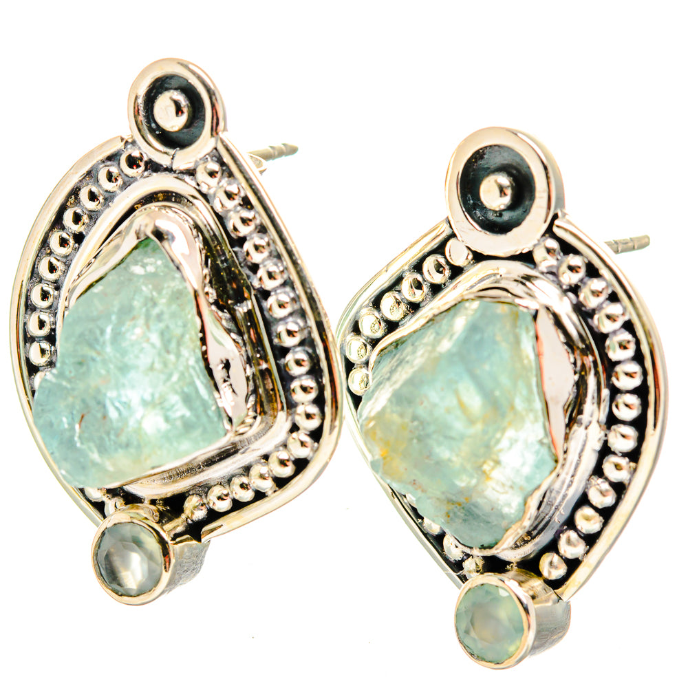 Aquamarine Earrings handcrafted by Anasilvercos - EARR420056