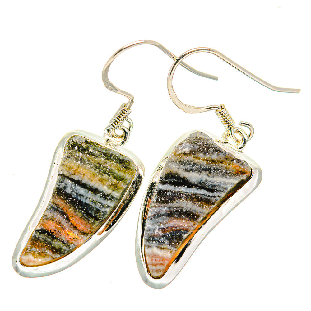 Desert Druzy Earrings handcrafted by Anasilvercos - EARR420083