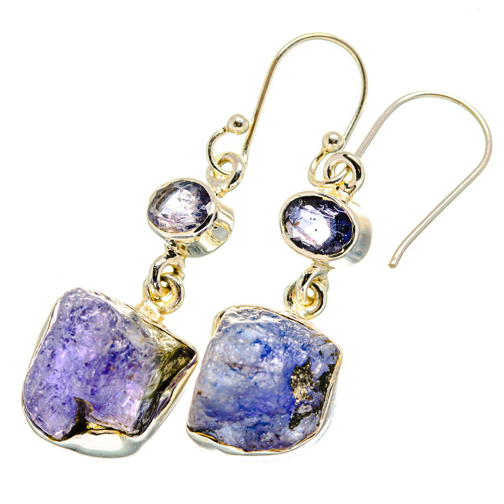 Tanzanite Earrings handcrafted by Anasilvercos - EARR420085