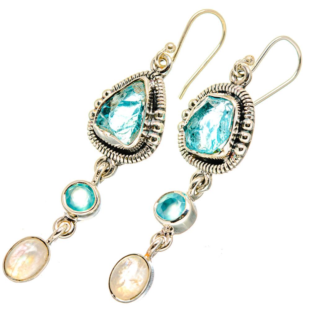 Apatite Earrings handcrafted by Anasilvercos - EARR420089
