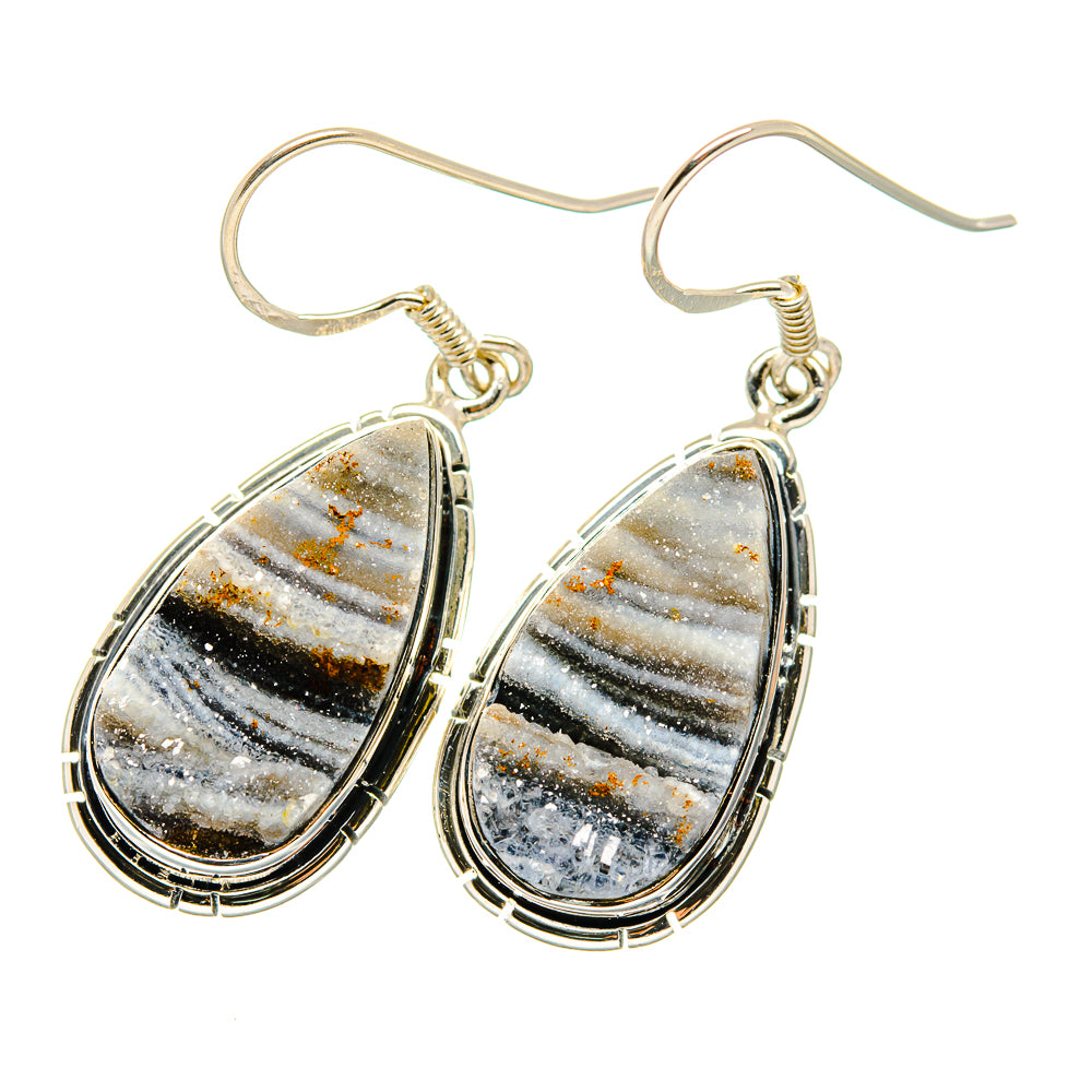 Desert Druzy Earrings handcrafted by Anasilvercos - EARR420107