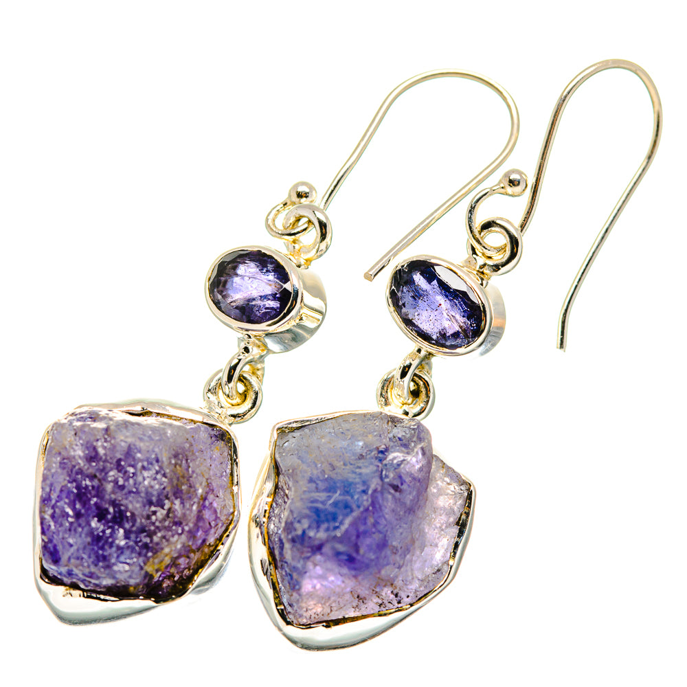 Tanzanite Earrings handcrafted by Anasilvercos - EARR420108