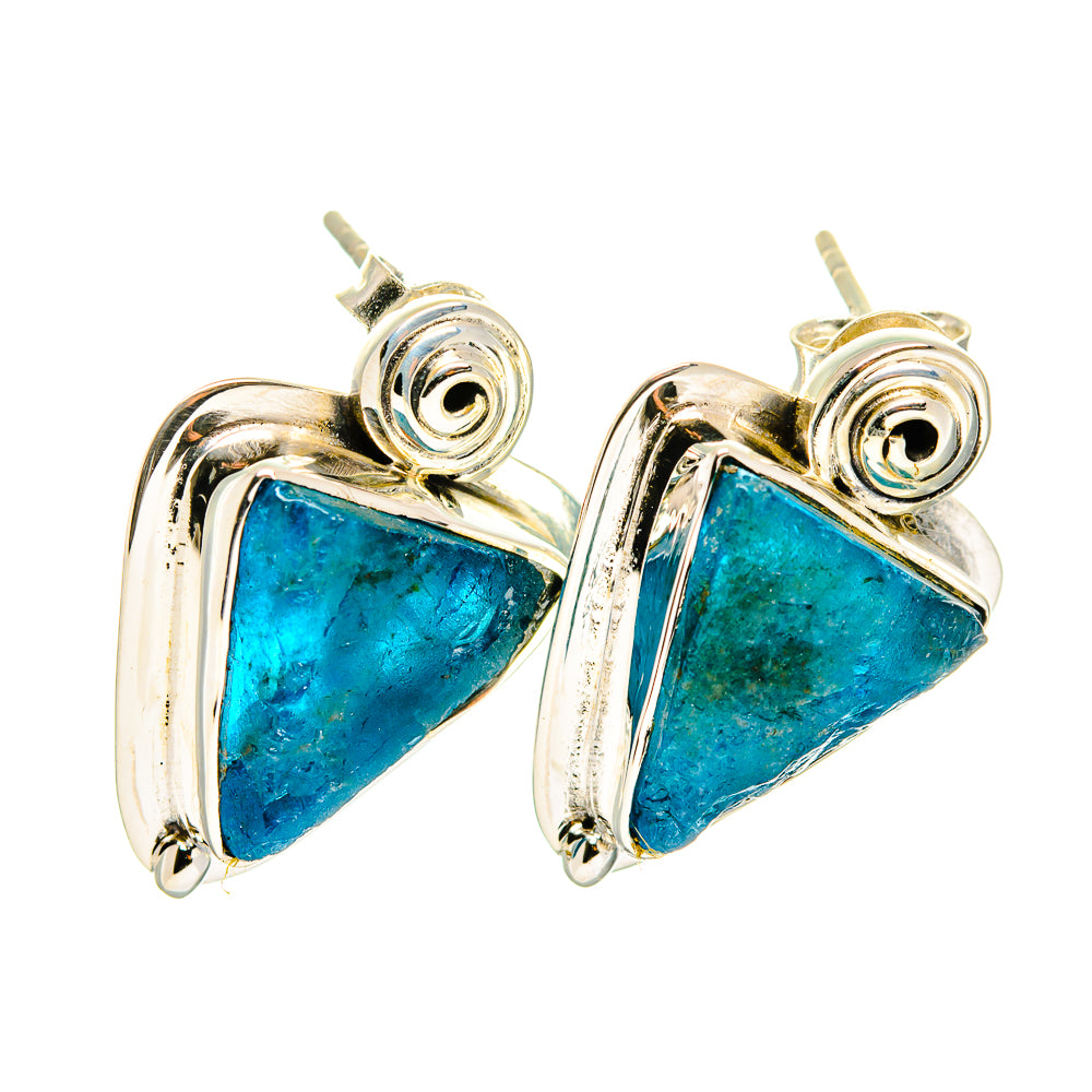 Apatite Earrings handcrafted by Anasilvercos - EARR420130