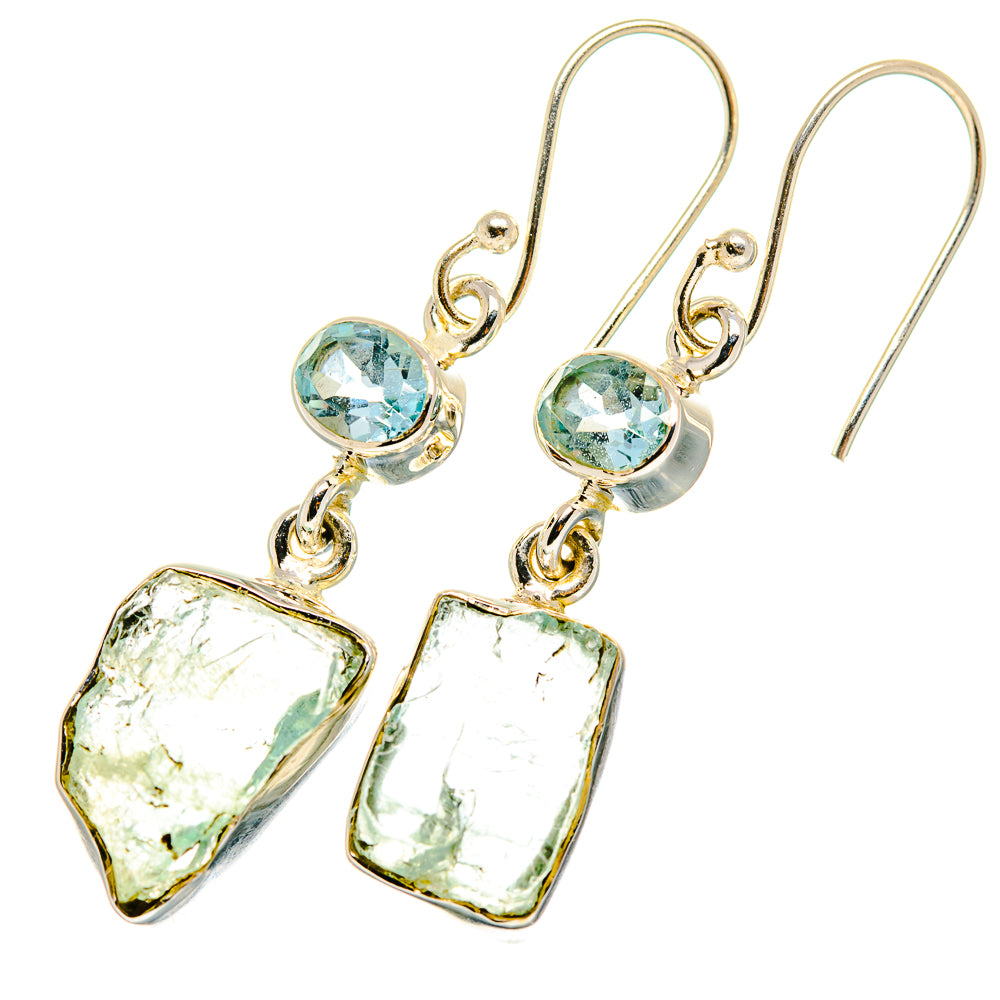 Aquamarine Earrings handcrafted by Anasilvercos - EARR420133