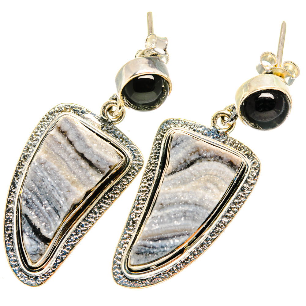 Desert Druzy Earrings handcrafted by Anasilvercos - EARR420159