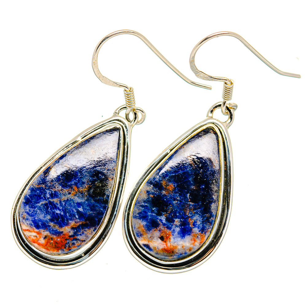 Sodalite Earrings handcrafted by Anasilvercos - EARR420162