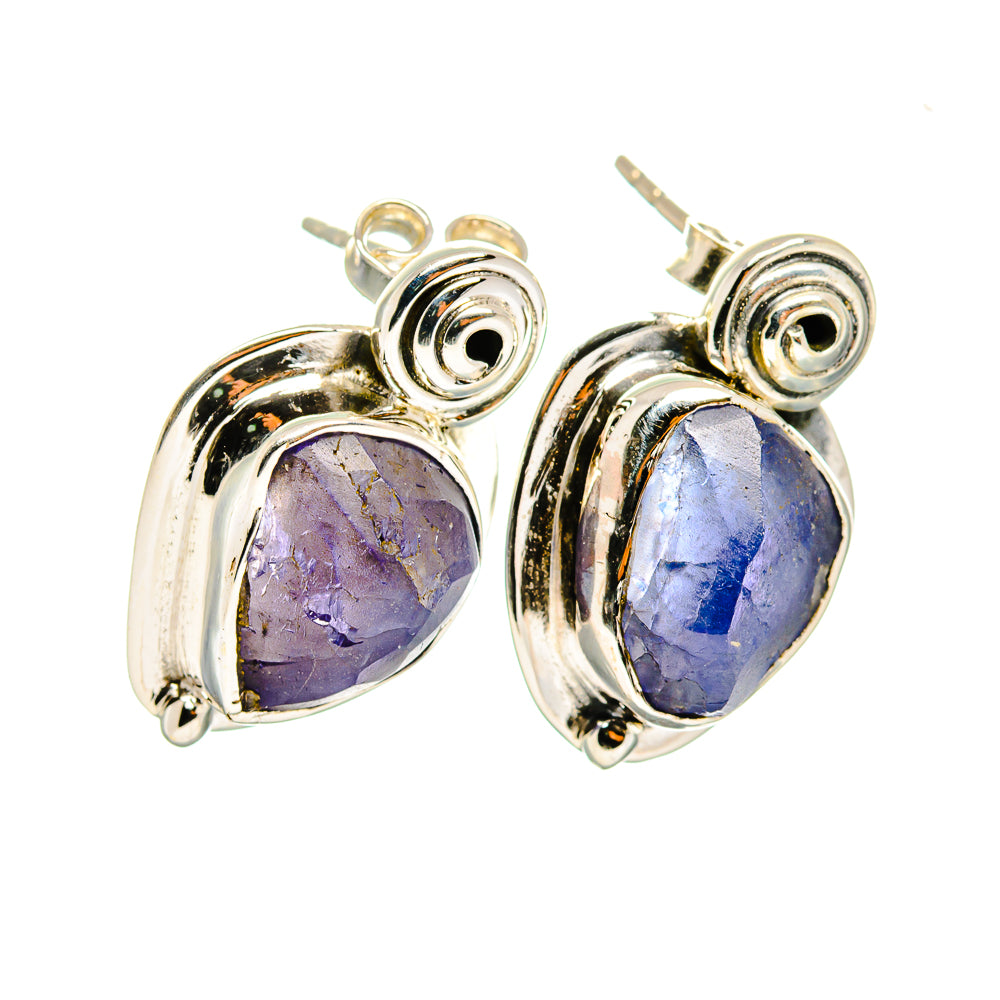 Tanzanite Earrings handcrafted by Anasilvercos - EARR420192