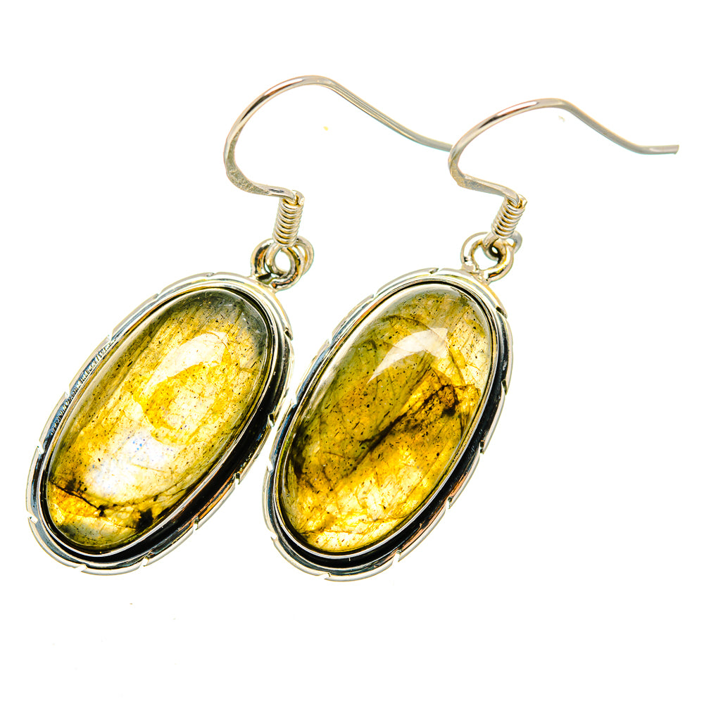 Labradorite Earrings handcrafted by Anasilvercos - EARR420197