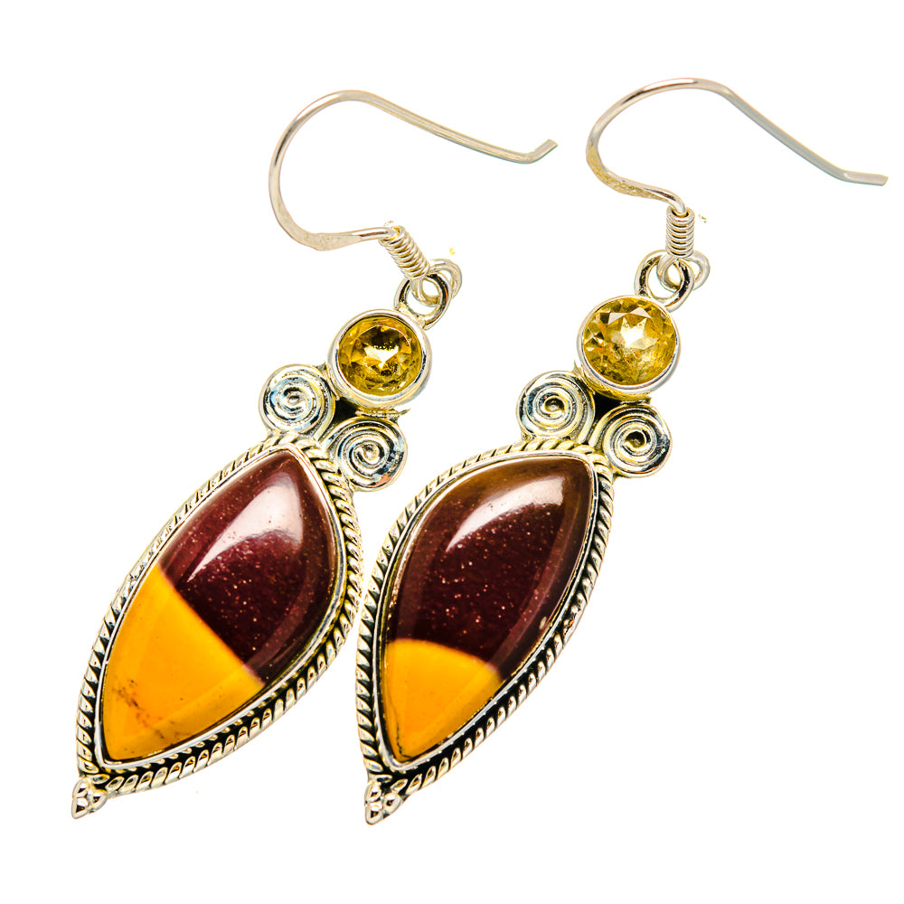 Mookaite Earrings handcrafted by Anasilvercos - EARR420198