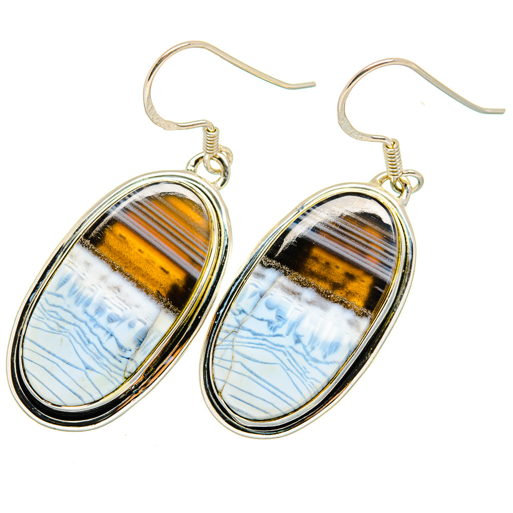Owyhee Opal Earrings handcrafted by Anasilvercos - EARR420203