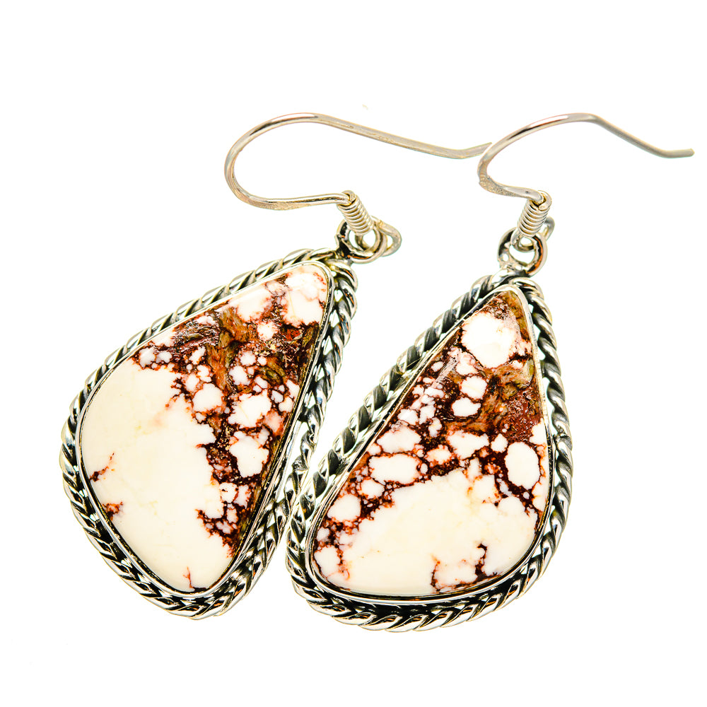 Wild Horse Jasper Earrings handcrafted by Anasilvercos - EARR420222