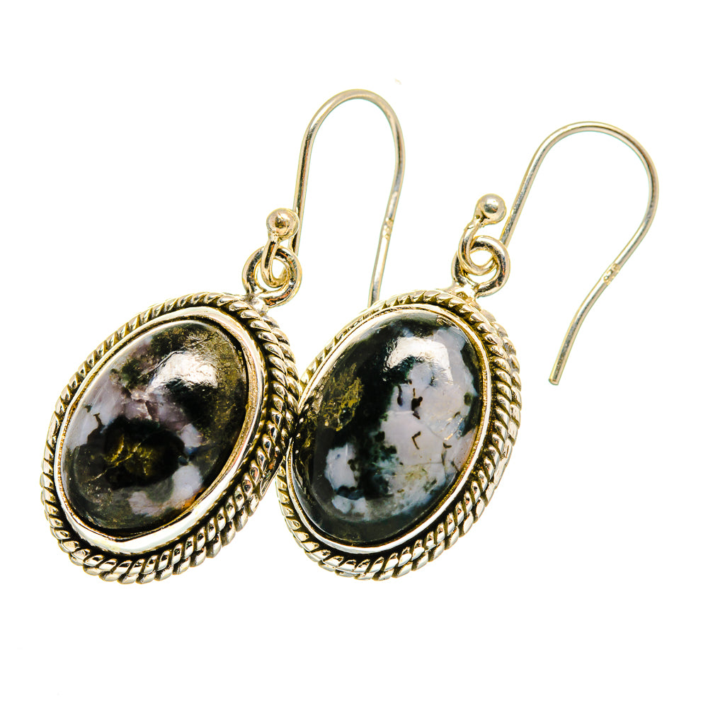 Gabbro Stone Earrings handcrafted by Anasilvercos - EARR420226 - Photo 2