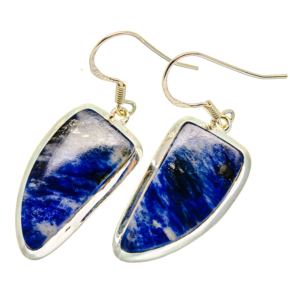 Sodalite Earrings handcrafted by Anasilvercos - EARR420234