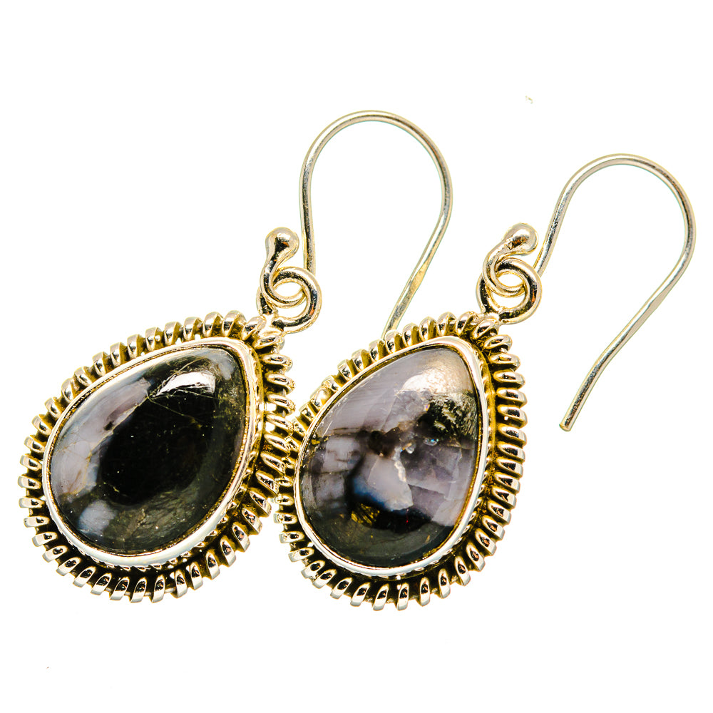 Gabbro Stone Earrings handcrafted by Anasilvercos - EARR420246