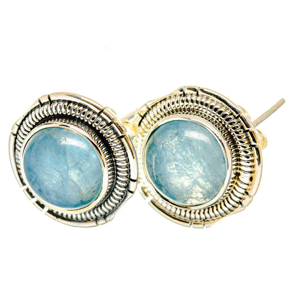 Aquamarine Earrings handcrafted by Anasilvercos - EARR420264