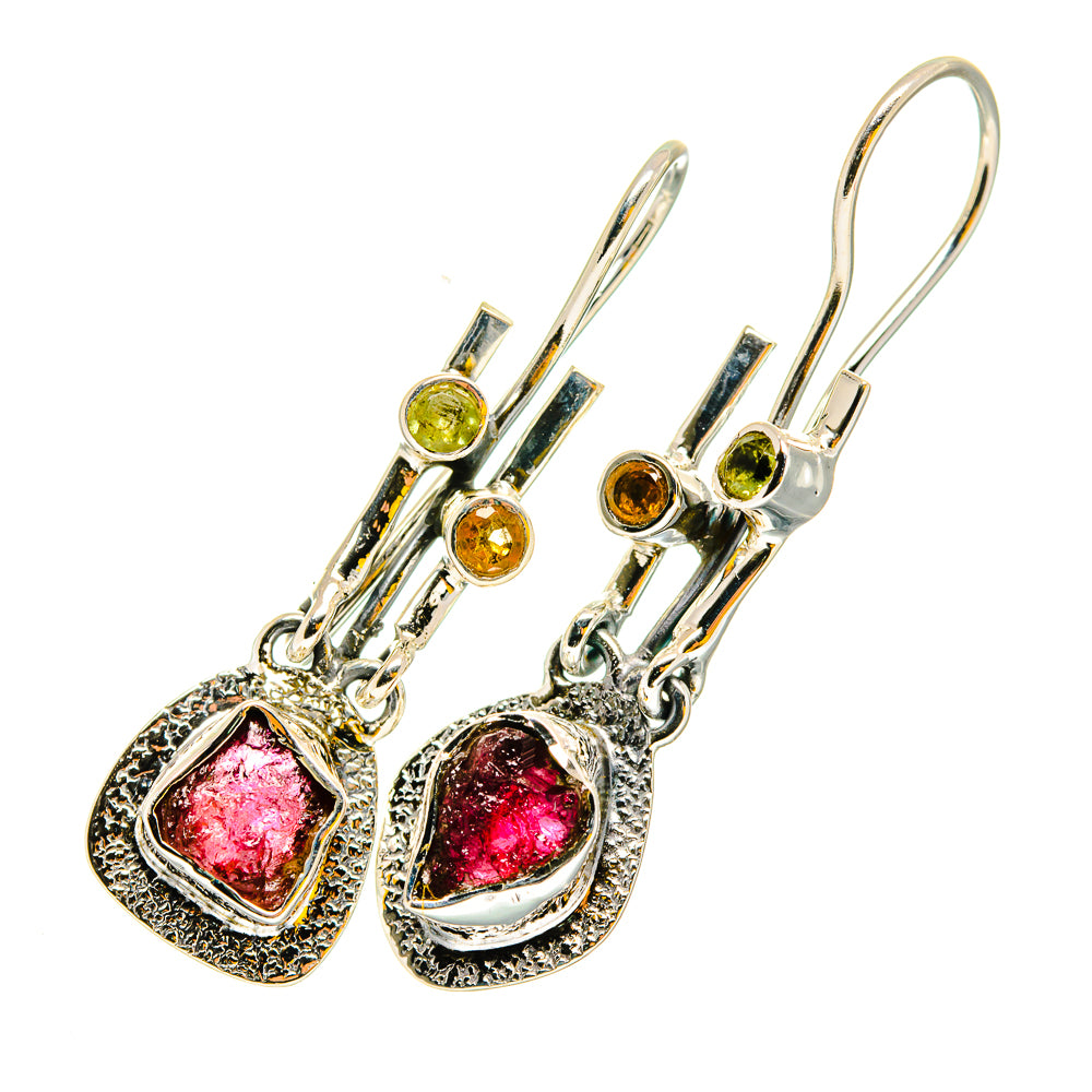 Garnet Earrings handcrafted by Anasilvercos - EARR420265