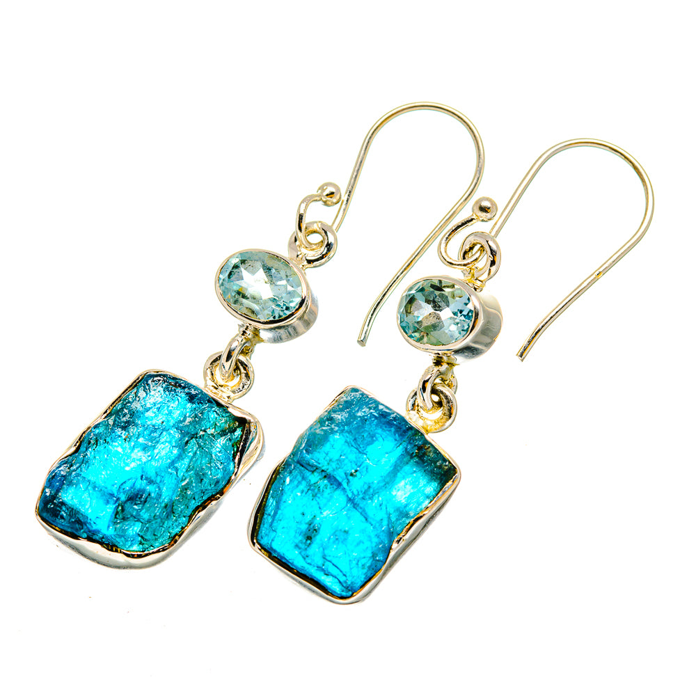 Apatite Earrings handcrafted by Anasilvercos - EARR420292