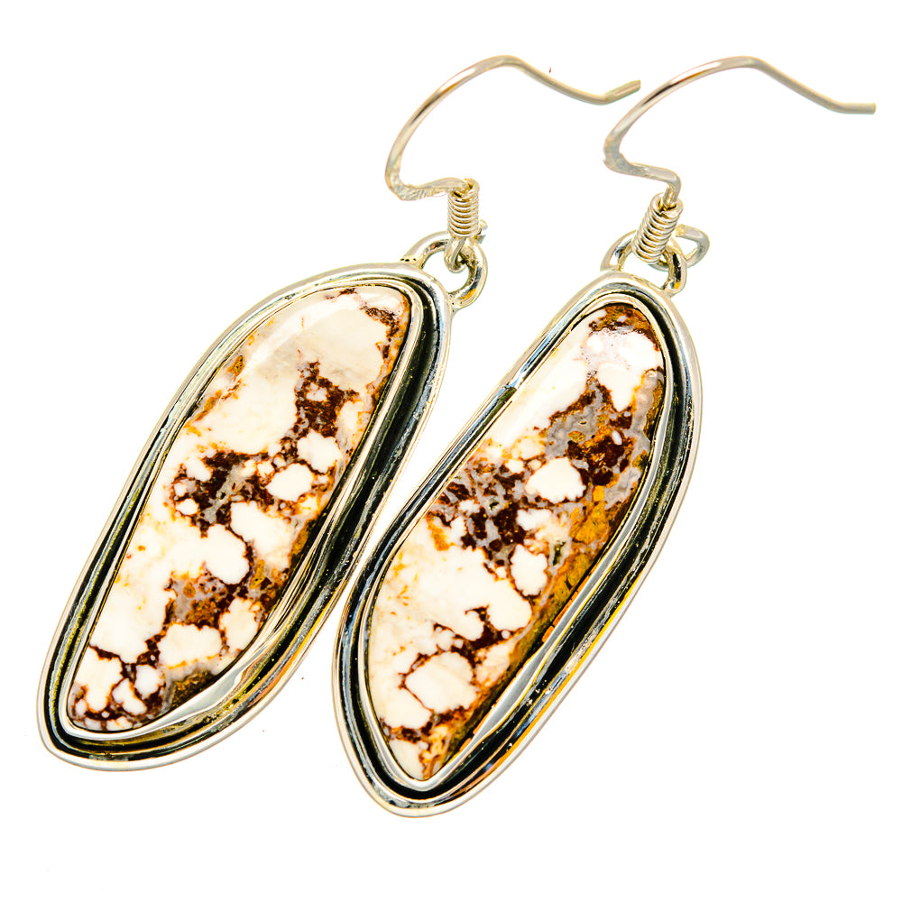 Wild Horse Jasper Earrings handcrafted by Anasilvercos - EARR420305