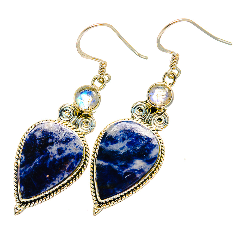 Sodalite Earrings handcrafted by Anasilvercos - EARR420323