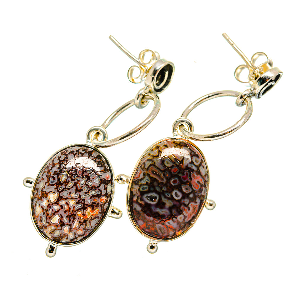 Dinosaur Bone Earrings handcrafted by Anasilvercos - EARR420338