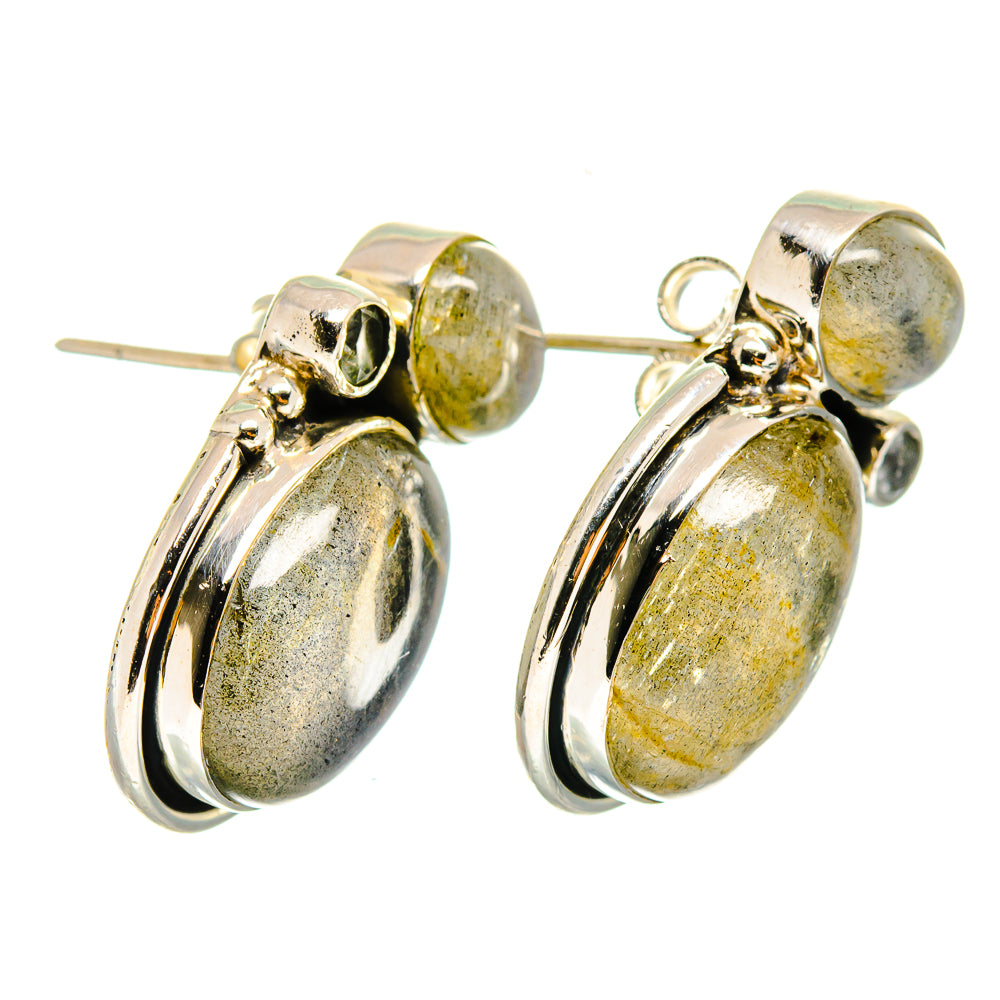 Labradorite Earrings handcrafted by Anasilvercos - EARR420350