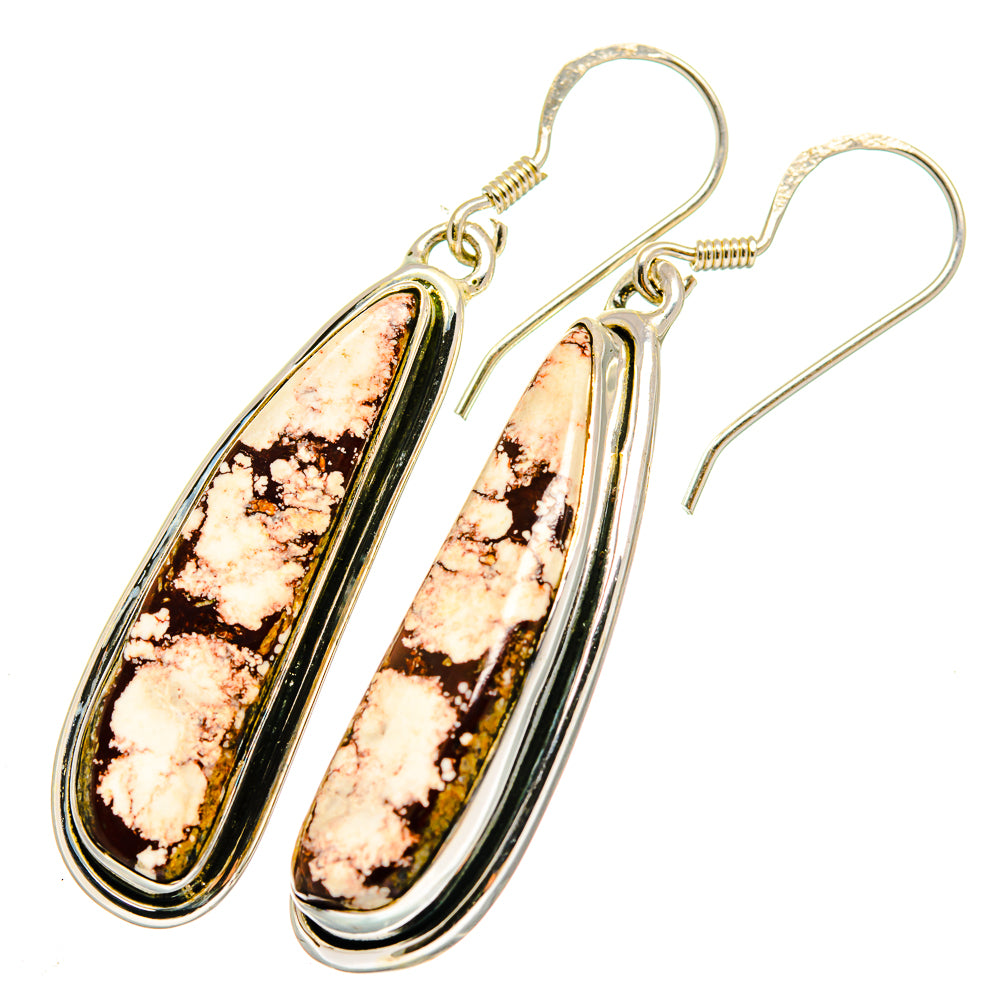 Wild Horse Jasper Earrings handcrafted by Anasilvercos - EARR420357