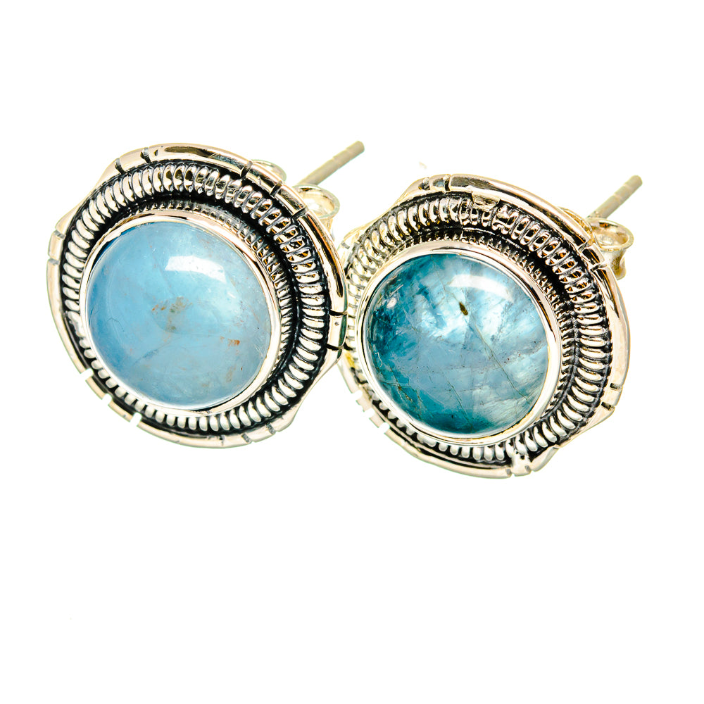 Aquamarine Earrings handcrafted by Anasilvercos - EARR420363