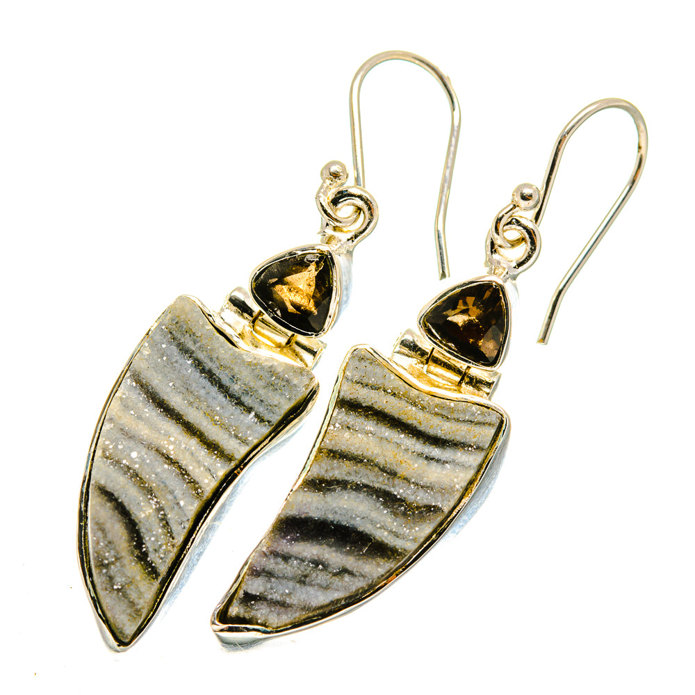 Desert Druzy Earrings handcrafted by Anasilvercos - EARR420374