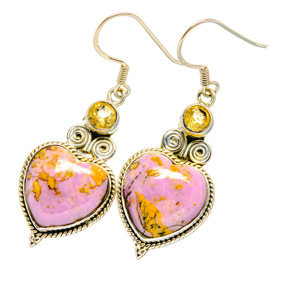 Phosphosiderite Earrings handcrafted by Anasilvercos - EARR420387