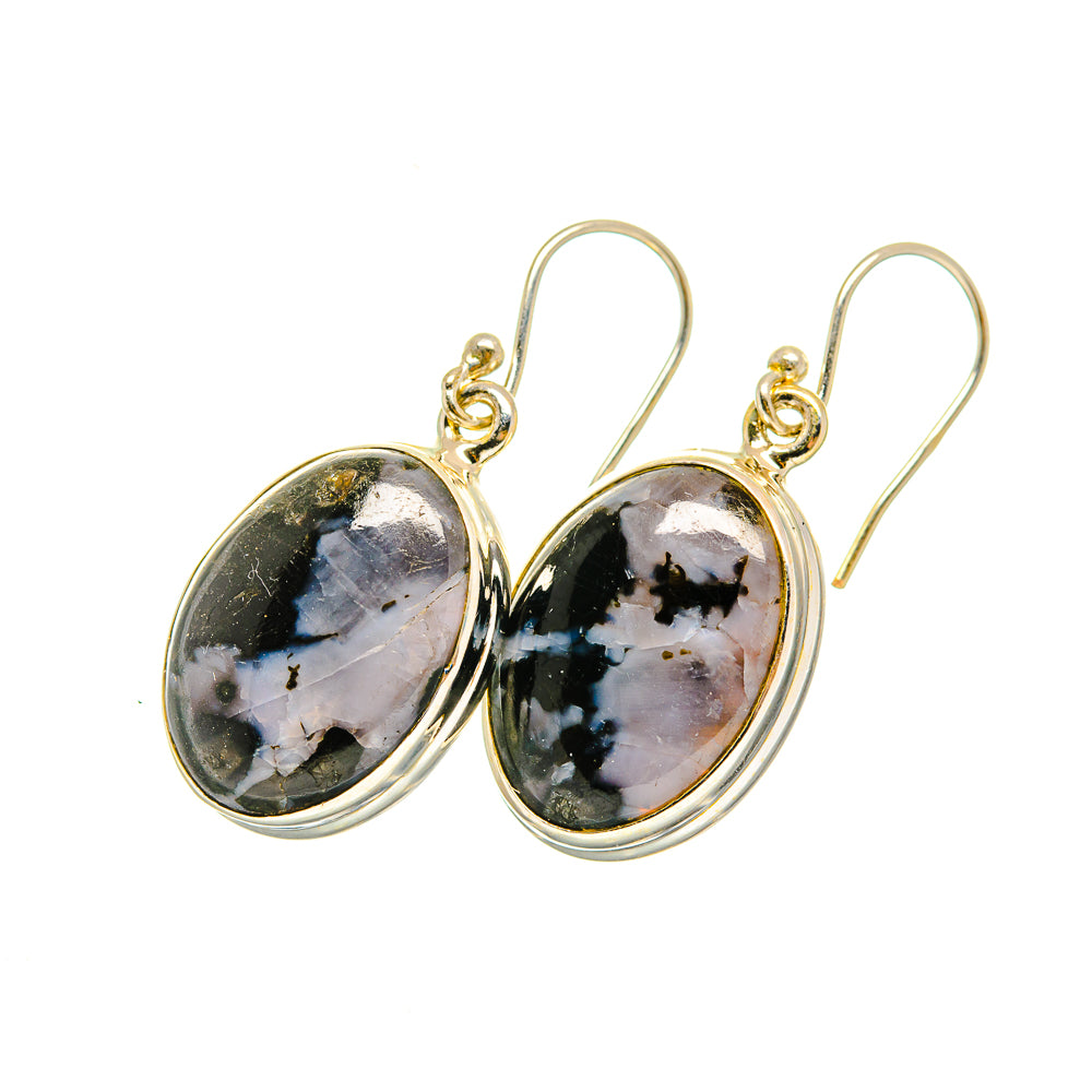 Gabbro Stone Earrings handcrafted by Anasilvercos - EARR420405 - Photo 2